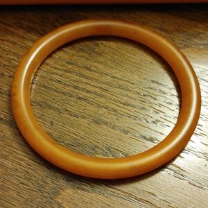 Bakelite 2.5" Orange Bangle